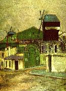 Maurice Utrillo moulin de la galette oil painting artist